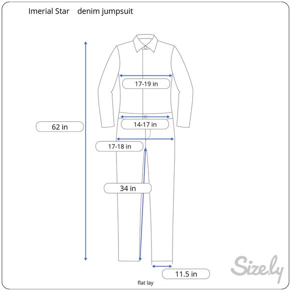 Vintage 90s Y2K Imperial Star Denim Jumpsuit Flare Leg Button Front Low Rise M - Picture 10 of 10